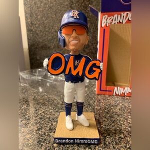 Brandon Nimmo OMG Mets Baseball Bobblehead SGA NIB